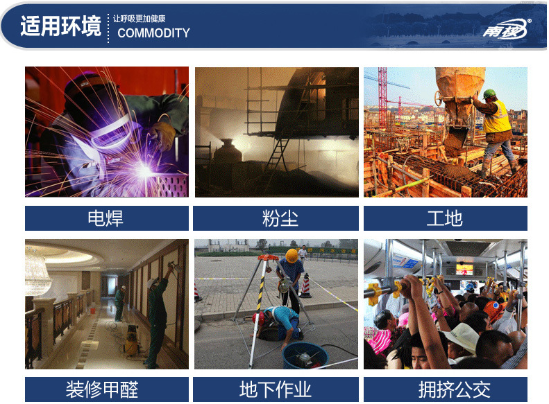 南核NH 2008A可更換(huàn)式防塵口罩
